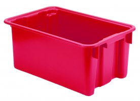 Rotary stacking containers