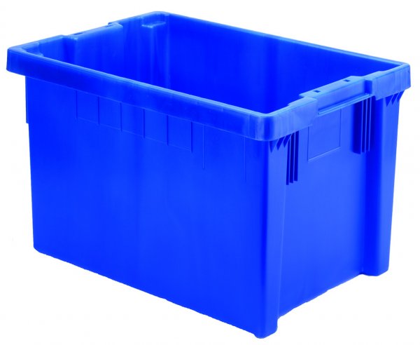 Rotary stacking container LB/DB Blue PU (5 pieces)