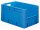 Reinforced euro stacking box VTK 600/320-4 Blue PU (2 pieces)
