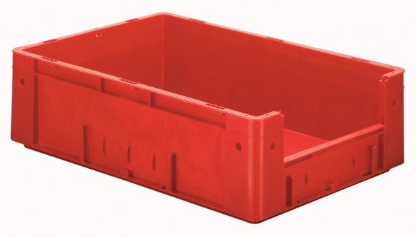 Reinforced euro stacking box VTK 600/175-4 Red piece