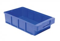 Reinforced small parts box VKB 300/186 Blue PU (8 pieces)