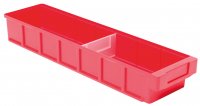 Reinforced small parts box VKB 600/152 Red PU (10 pieces)