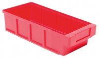 Reinforced small parts box VKB 300/152 Red PU (10 pieces)
