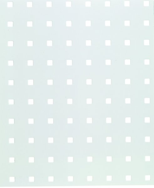Perforated panel 500 x 450 pure white (RAL 9010)