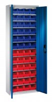 Shelf cabinet with display storage boxes Typ S6