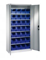 Shelf cabinet with display storage boxes Typ S8