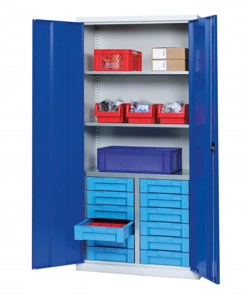 Shelf cabinet with display storage boxes Typ S 2004