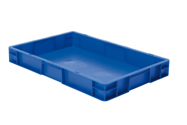 Transport stacking box TK 600/75-0 PU (2 pieces) Blue