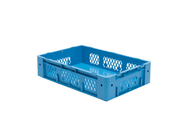 Reinforced euro stacking box VTK 600/145-1 piece Blue